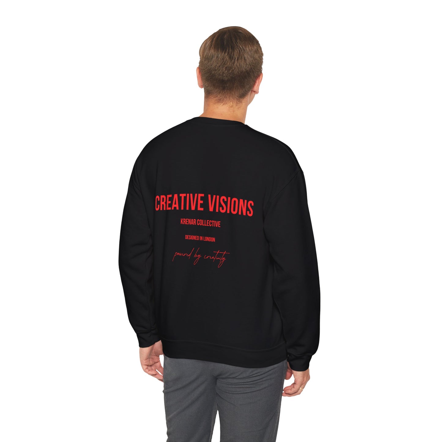 "CREATIVE VISIONS" BLACK AND RED