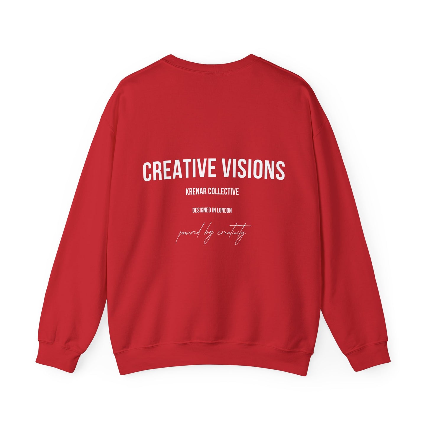 "CREATIVE VISIONS" RED AND WHITE