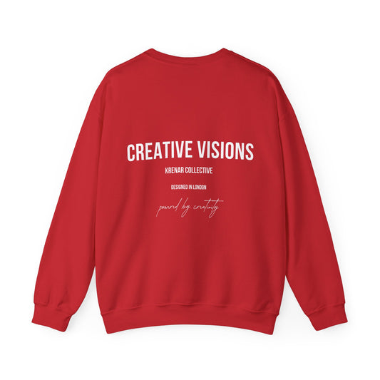 "CREATIVE VISIONS" RED AND WHITE