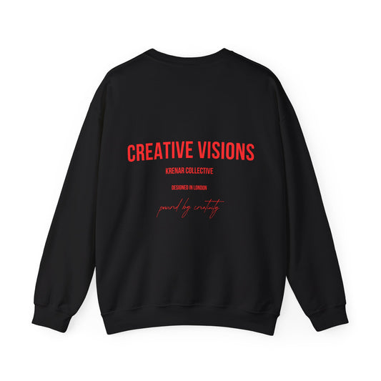 "CREATIVE VISIONS" BLACK AND RED