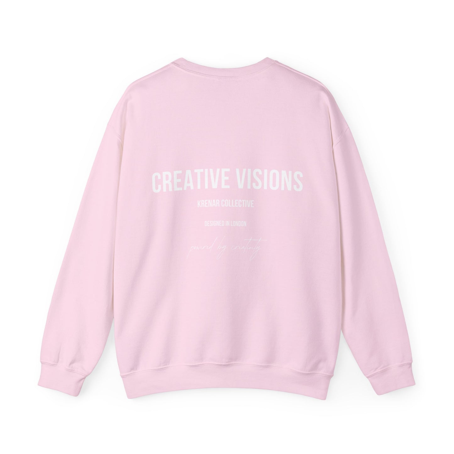 "CREATIVE VISIONS" PINK AND WHITE