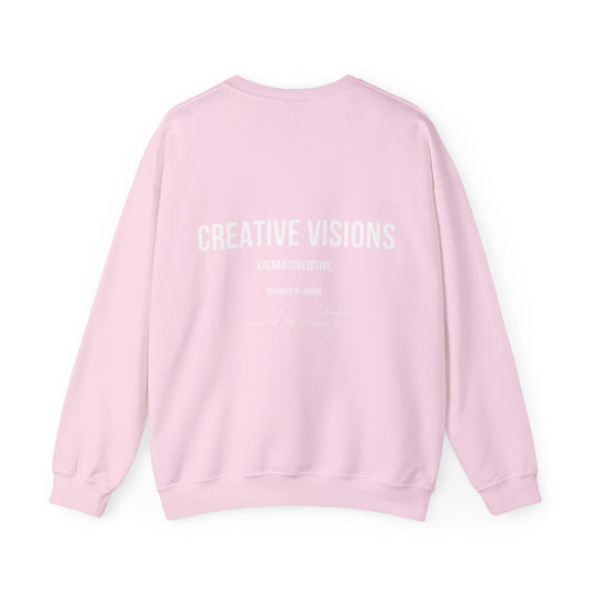 "CREATIVE VISIONS" PINK AND WHITE